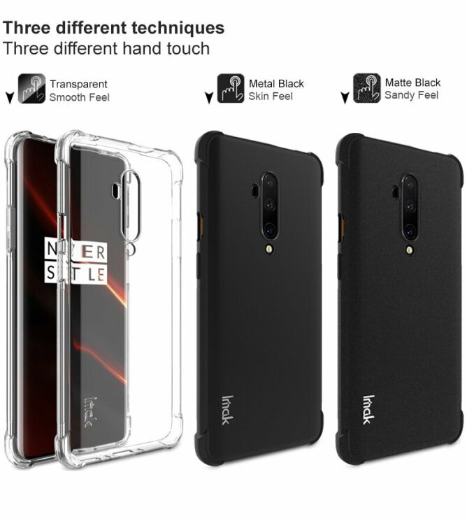 Защитный чехол IMAK Airbag MAX Case для OnePlus 7T Pro - Transparent: фото 7 из 12
