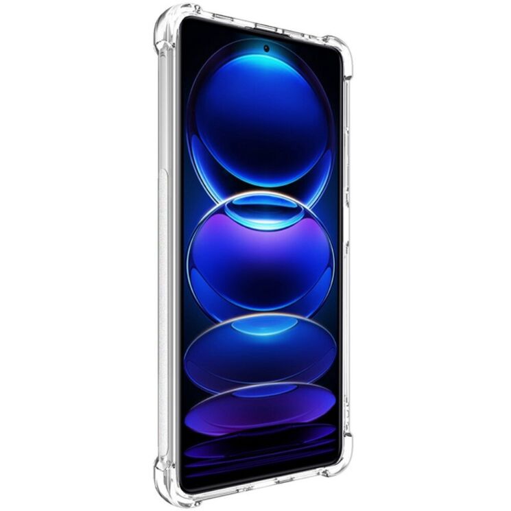 Защитный чехол IMAK Airbag MAX Case для Xiaomi Redmi Note 12 Pro 5G - Transparent: фото 2 из 13