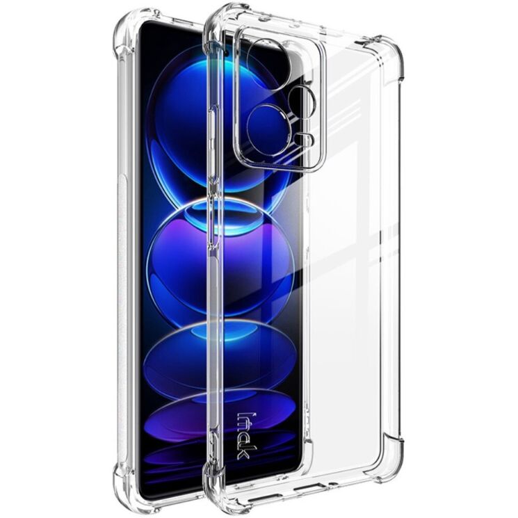 Защитный чехол IMAK Airbag MAX Case для Xiaomi Redmi Note 12 Pro 5G - Transparent: фото 1 из 13