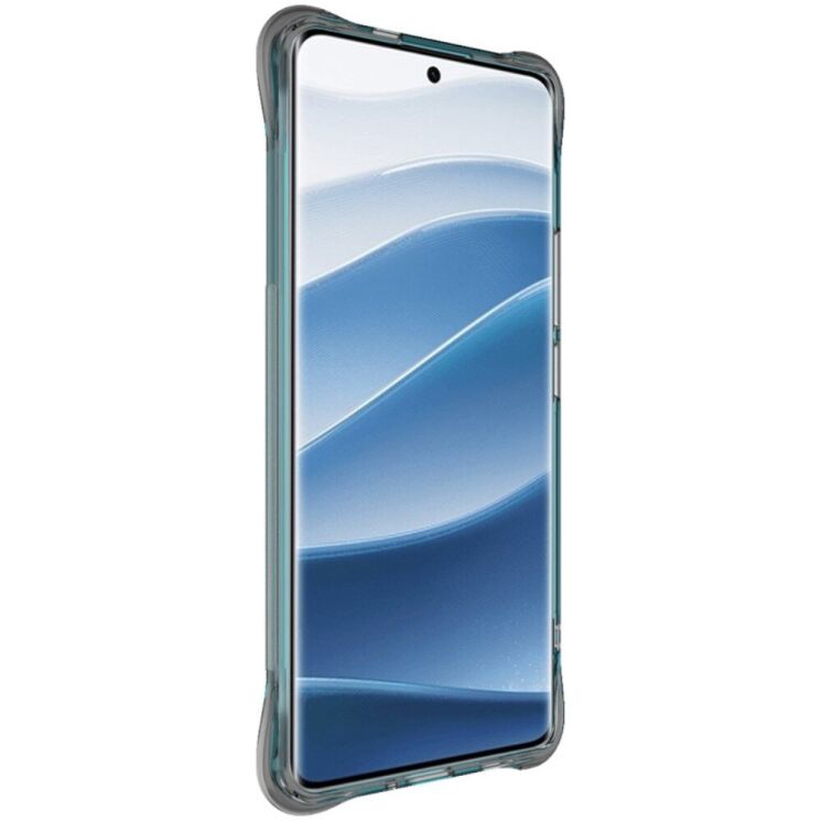 Защитный чехол IMAK Airbag MAX Case для Xiaomi Redmi Note 14 Pro Plus - Transparent Black: фото 3 из 11