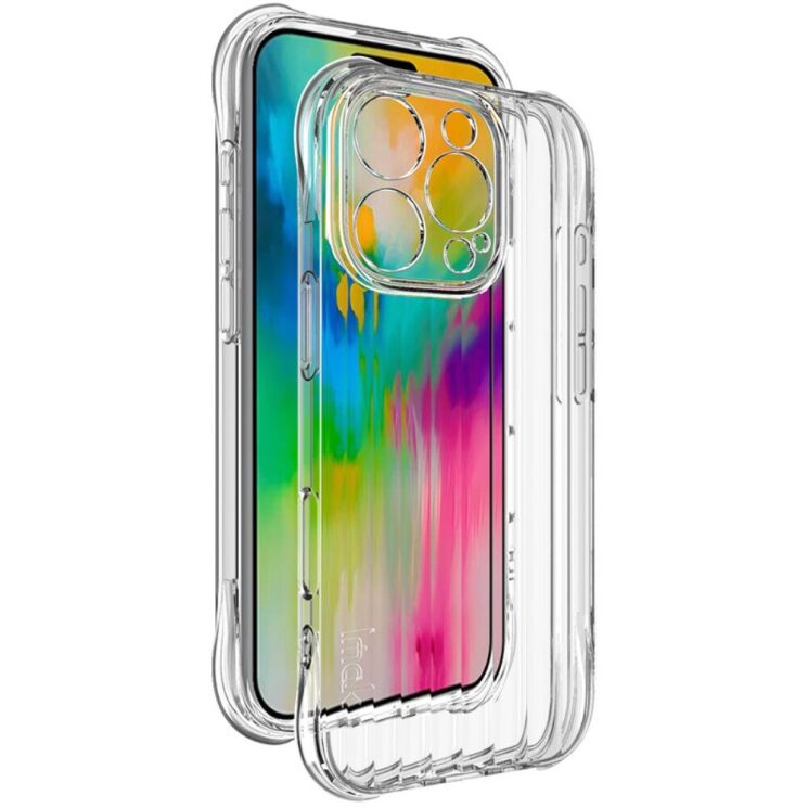 Защитный чехол IMAK Corrugated Airbag для Apple iPhone 16 Pro - Transparent: фото 1 из 8