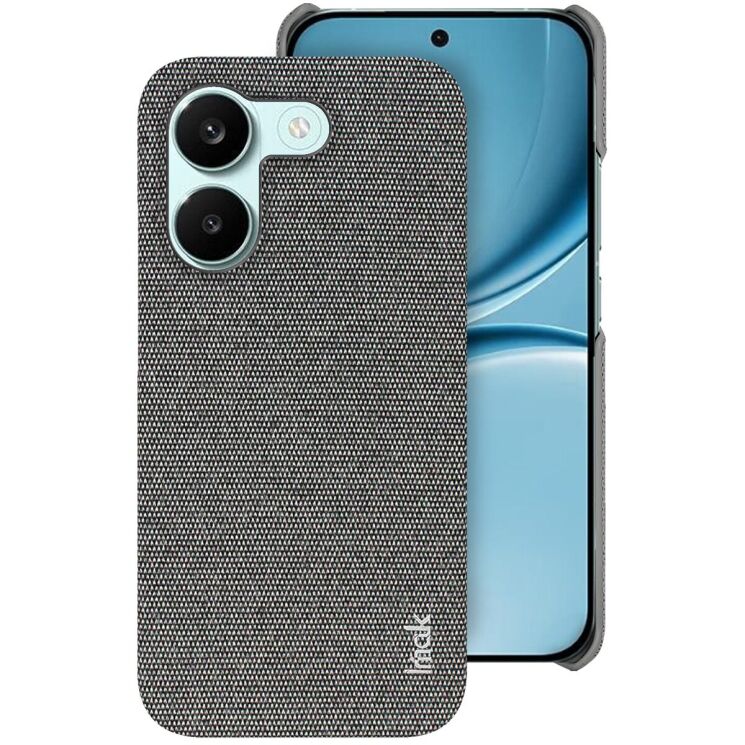 Защитный чехол IMAK Fabric Case для Xiaomi Poco X8 Pro - Dark Grey: фото 2 из 8