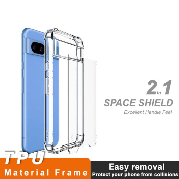 Защитный чехол IMAK Space Shield для Google Pixel 8 Pro - Transparent: фото 7 из 11