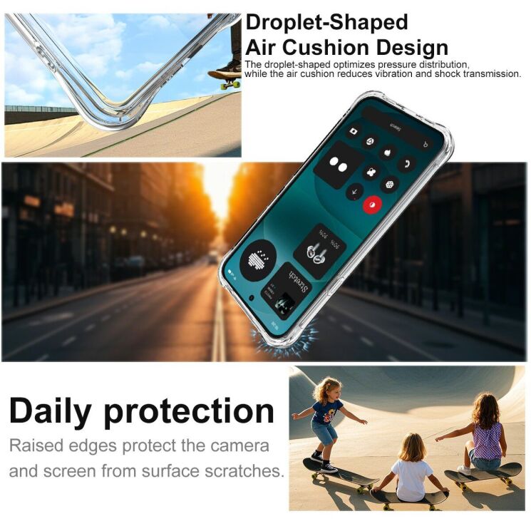 Защитный чехол IMAK Space Shield MagSafe для Nothing Phone (4a) Pro - Transparent (411404T) Защитный чехол IMAK Space Shield MagSafe для Nothing Phone (4a) Pro - Transparent: фото 6 из 10