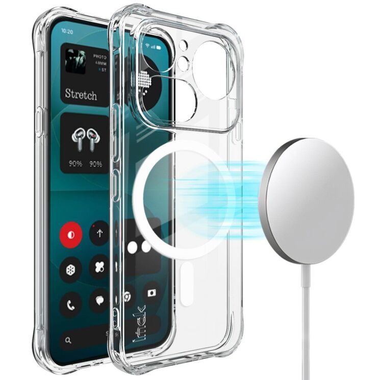 Защитный чехол IMAK Space Shield MagSafe для Nothing Phone (4a) Pro - Transparent (411404T) Защитный чехол IMAK Space Shield MagSafe для Nothing Phone (4a) Pro - Transparent: фото 1 из 10