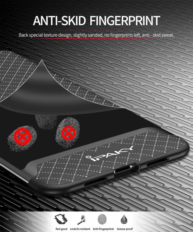 Защитный чехол IPAKY Hybrid Cover для Xiaomi Mi 8 - Black: фото 7 из 9