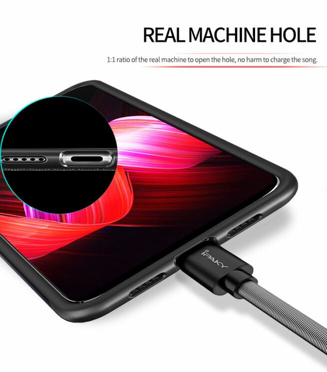 Защитный чехол IPAKY Hybrid Cover для Xiaomi Mi 8 - Black: фото 9 из 9