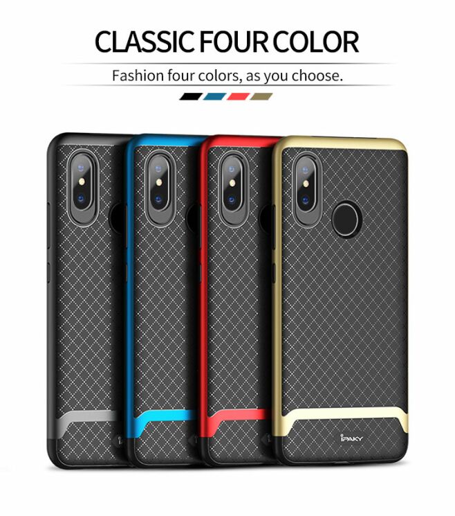 Защитный чехол IPAKY Hybrid Cover для Xiaomi Mi 8 - Black: фото 3 из 9