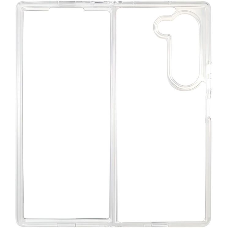 Захисний чохол Just Must Silicone Case (FF) для Samsung Galaxy Fold 6 (6977248565292) - Clear: фото 2 з 4