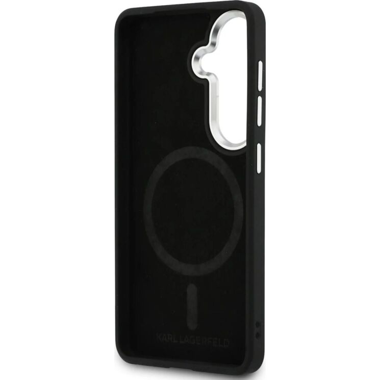 Защитный чехол Karl Lagerfeld Embossed Ring RSG Logo MagSafe для Samsung Galaxy S26 (S942) KLHMS26SPSKRSGEK - Black: фото 6 из 7