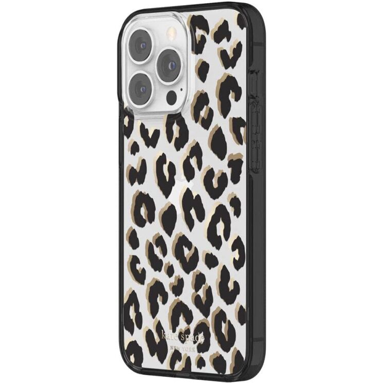 Защитный чехол Kate Spade NY Protective Hardshell для Apple iPhone 13 Pro Max (KSIPH-189-CTLB) - Leopard: фото 7 из 7