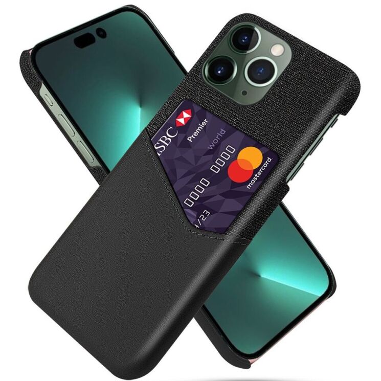 Защитный чехол KSQ Business Pocket для Apple iPhone 15 Pro Max - Black: фото 1 из 4