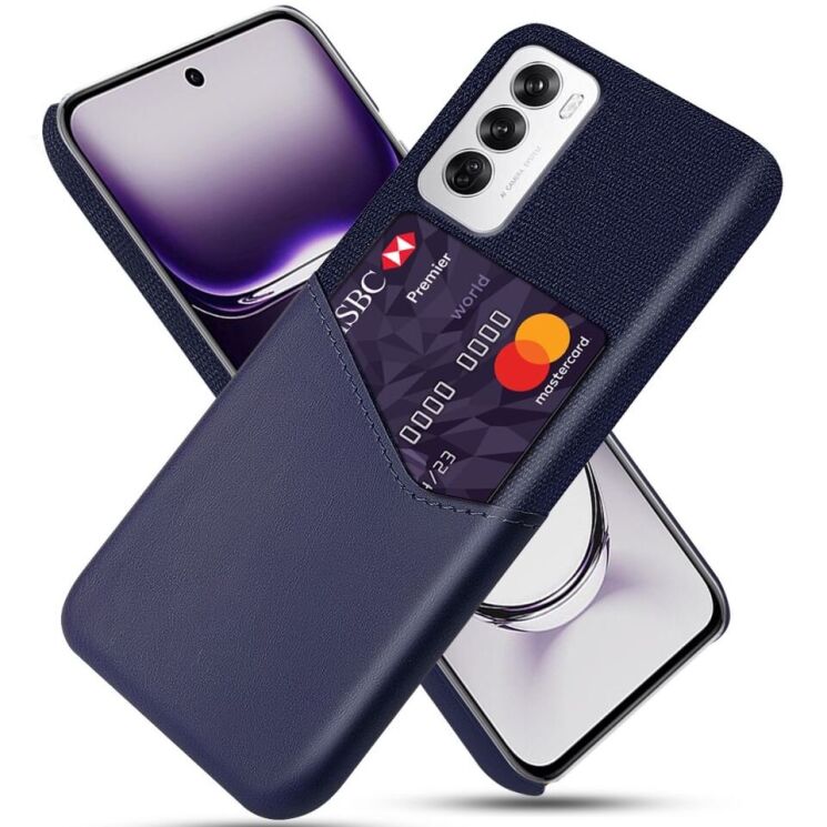 Защитный чехол KSQ Business Pocket для OPPO Reno 12 - Blue: фото 1 из 4