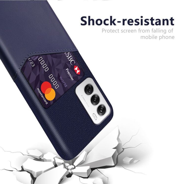 Защитный чехол KSQ Business Pocket для OPPO Reno 12 - Grey: фото 2 из 4