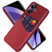 Захисний чохол KSQ Business Pocket для Realme 10 Pro+ - Red: фото 1 з 4