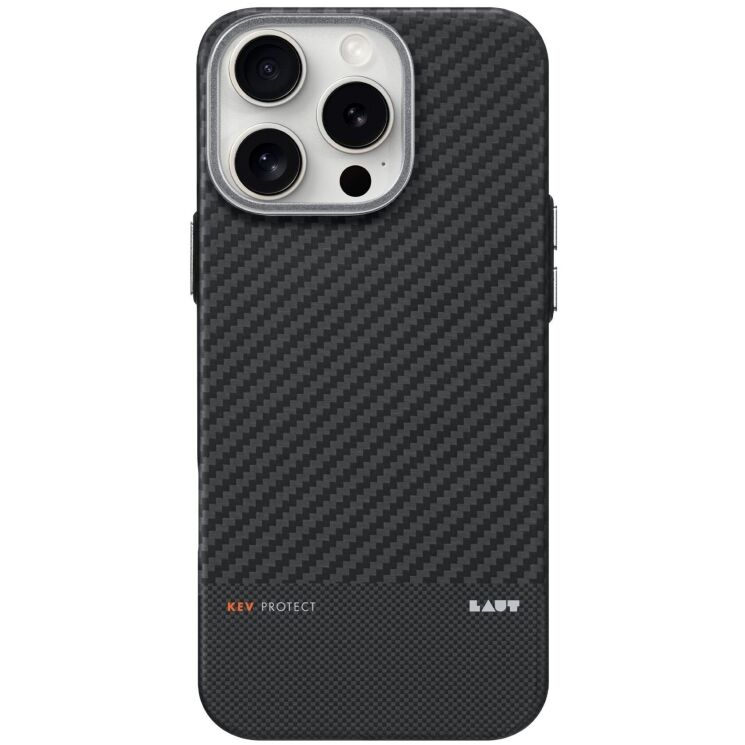 Защитный чехол Laut KEV PROTECT для Apple iPhone 16 Pro Max - Black: фото 1 из 14