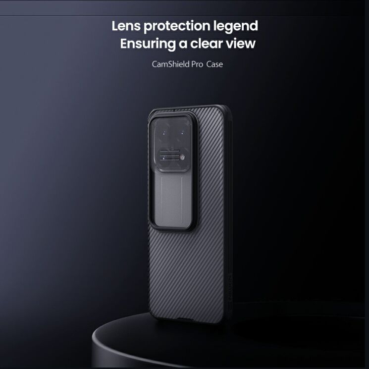 Захисний чохол NILLKIN CamShield Pro (Clear Version) для Xiaomi 15T - Black (391049B) Захисний чохол NILLKIN CamShield Pro (Clear Version) для Xiaomi 15T - Black: фото 6 з 17