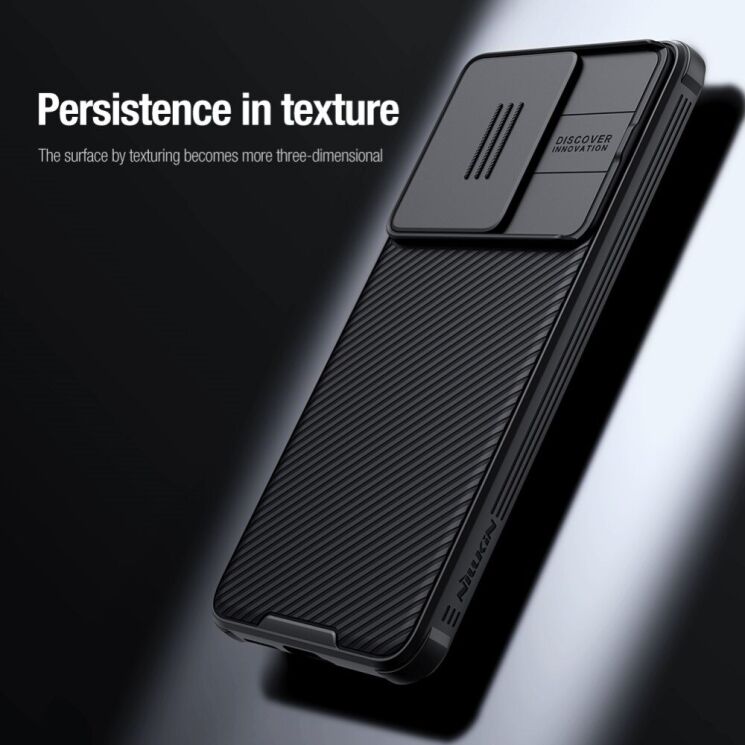Защитный чехол NILLKIN CamShield Pro для Xiaomi Poco F6 - Black: фото 8 из 10