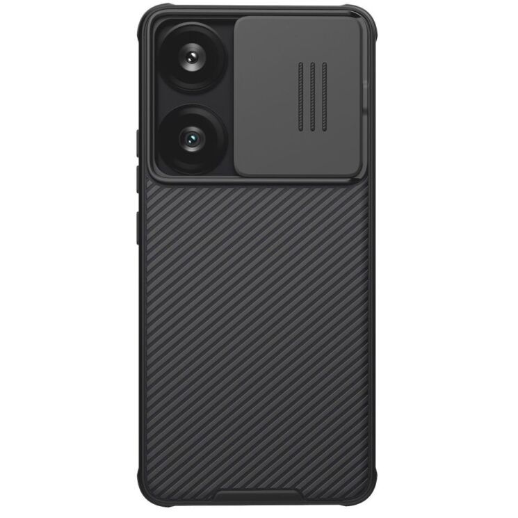 Защитный чехол NILLKIN CamShield Pro для Xiaomi Poco F6 - Black: фото 1 из 10