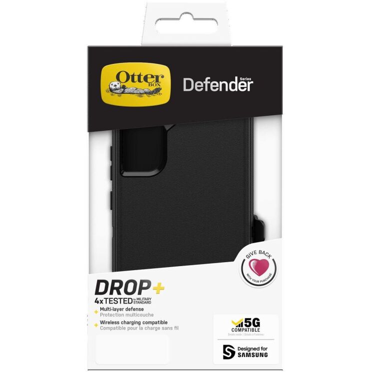 Защитный чехол OtterBox Defender Pro Holster для Samsung Galaxy S22 (S901) - Black: фото 9 из 9