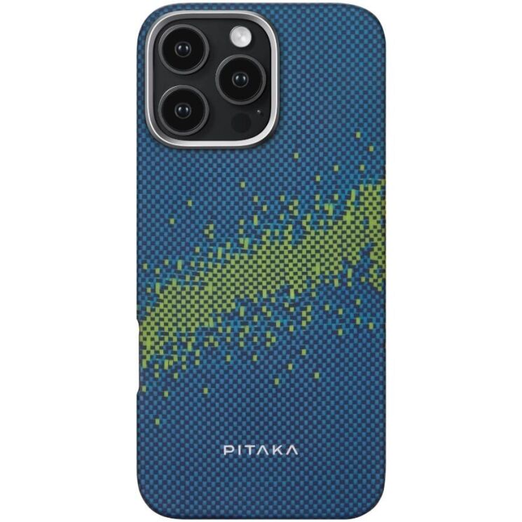 Защитный чехол Pitaka Tactile Woven StarPeak Lumintex для Apple iPhone 16 Pro Max (KI1604PMYG) - Milky Way Galaxy: фото 1 из 10