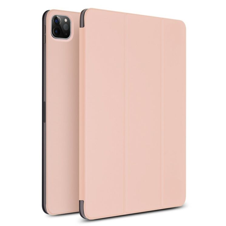 Захисний чохол QIALINO Leather Wallet для iPad Pro 12.9 (2020) - Pink: фото 1 з 15