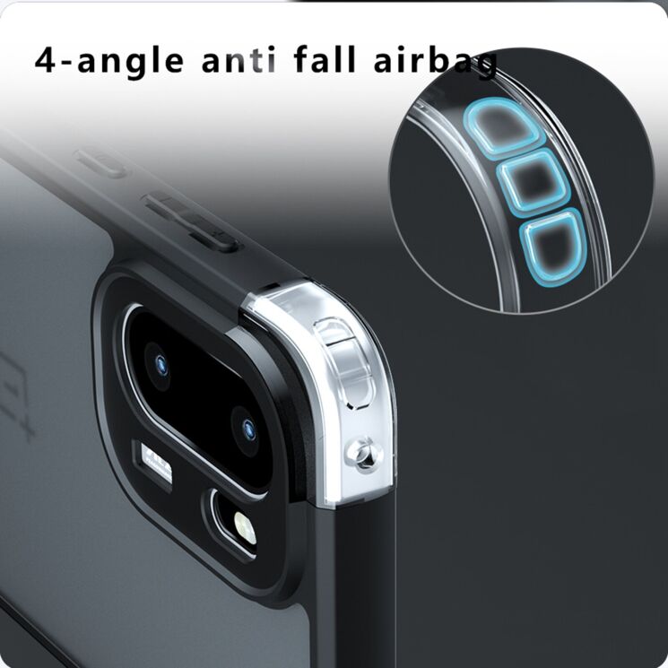 Защитный чехол Reframe Clear Bound для OnePlus 15R / Ace 6 / Ace 6T - Black: фото 8 из 9