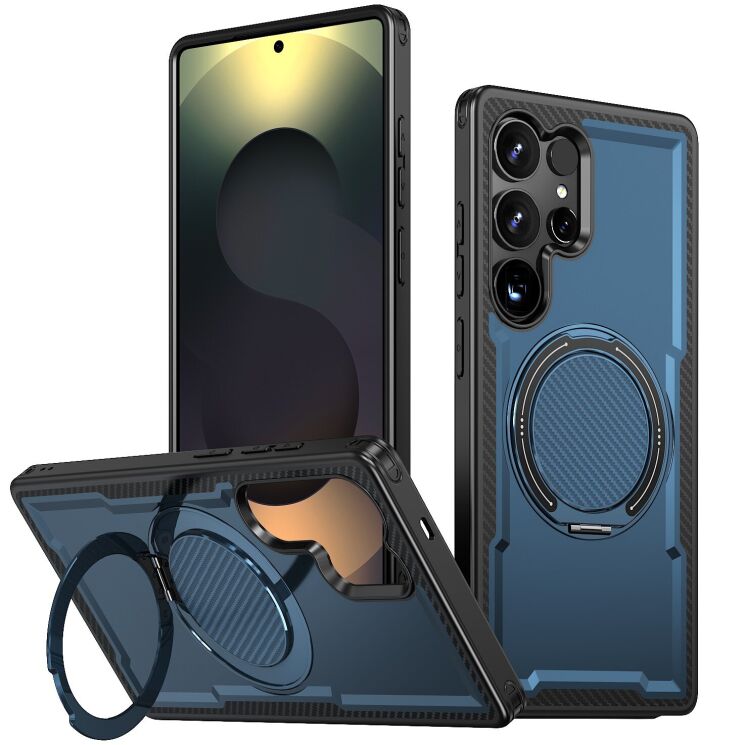 Захисний чохол Reframe Grip MagSafe для Samsung Galaxy S25 Ultra (S938) - Blue: фото 1 з 6