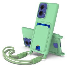 Защитный чехол Reframe Silicone Holder для Motorola Moto G85 / Edge 50 Fusion - Green: фото 1 из 7