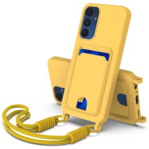 Защитный чехол Reframe Silicone Holder для Samsung Galaxy S23 FE - Yellow: фото 1 из 7