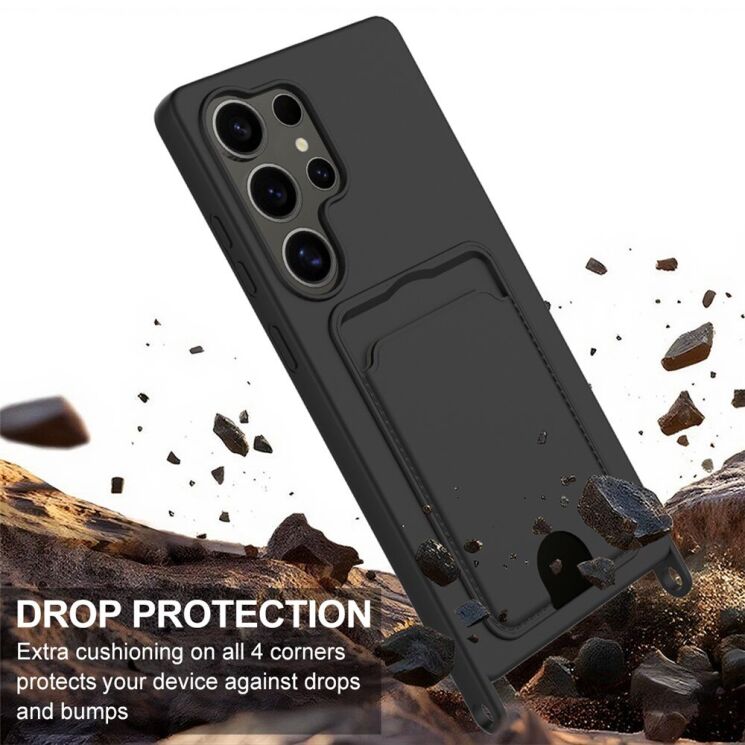 Захисний чохол Reframe Silicone Holder для Samsung Galaxy S24 Ultra (S928) - Black: фото 5 з 7