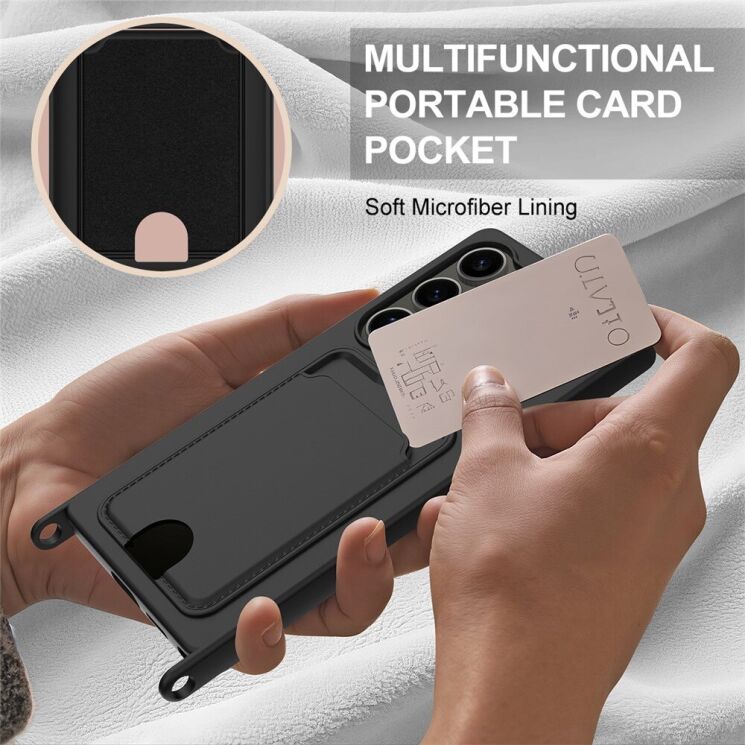 Захисний чохол Reframe Silicone Holder для Samsung Galaxy S24 Ultra (S928) - Black: фото 6 з 7