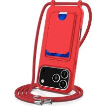 Захисний чохол Reframe Silicone Holder with Strap для iPhone 18 Pro Max / 17 Pro Max - Red: фото 1 з 8