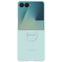 Защитный чехол Ring Case (Silicone) для Samsung Galaxy Flip 7 (EF-PF766TMEGUA) - Mint: фото 1 из 6