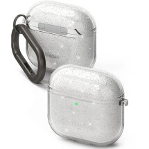 Защитный чехол Ringke Air (FH) для Apple AirPods 4 (8800274964495) - Glitter Clear: фото 1 из 16