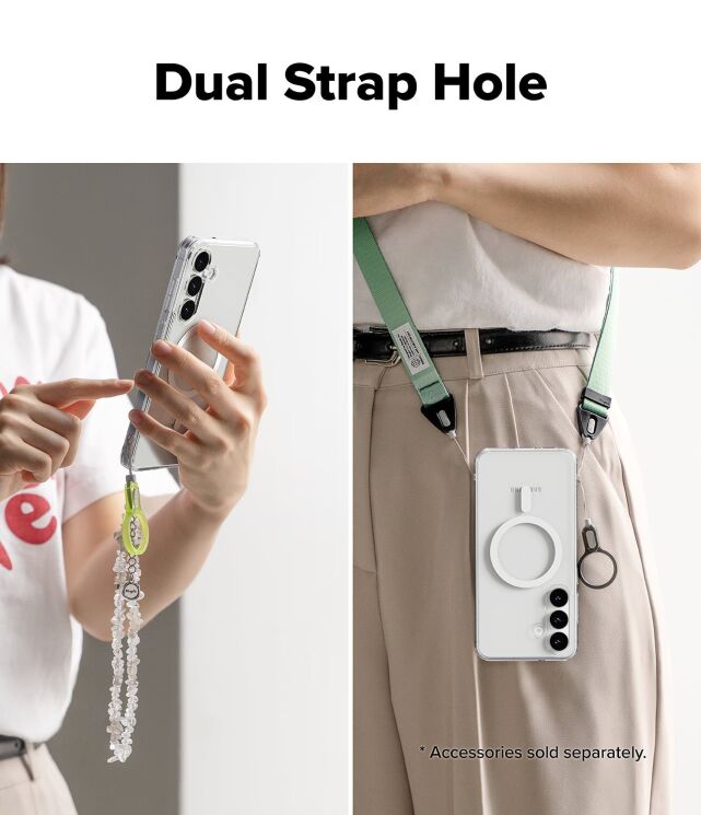 Защитный чехол Ringke Fusion Magnetic для Samsung Galaxy S25 FE (S731) 8800293859543 - Clear: фото 12 из 13