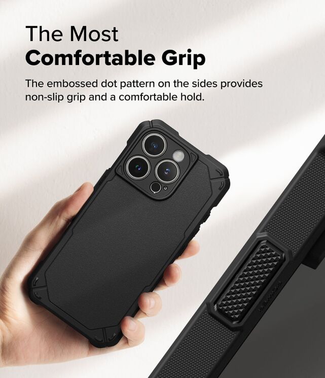 Защитный чехол Ringke Rugged Gear Magnetic для Apple iPhone 16 Pro Max (8800274963658) - Camo Black: фото 12 из 18