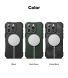 Защитный чехол Ringke Rugged Gear Magnetic для Apple iPhone 16 Pro Max (8800274963658) - Camo Black (366389C). Фото 18 из 18