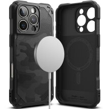 Защитный чехол Ringke Rugged Gear Magnetic для Apple iPhone 16 Pro Max (8800274963658) - Camo Black: фото 1 из 18