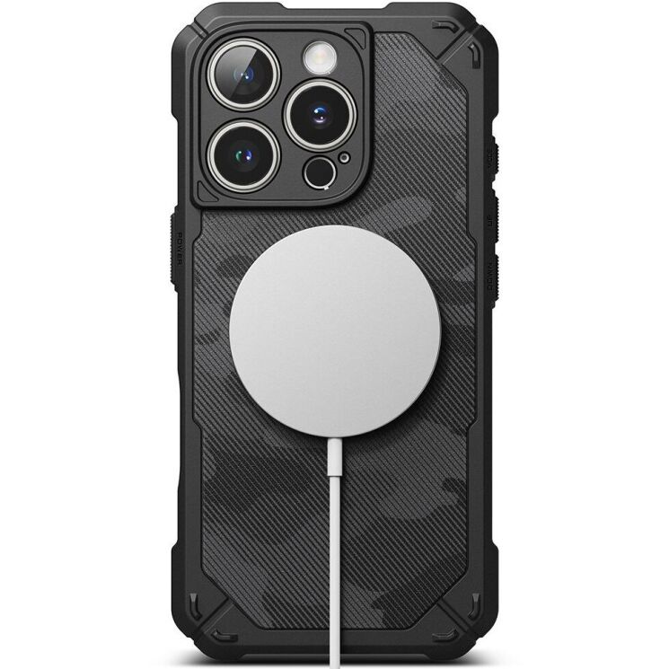 Защитный чехол Ringke Rugged Gear Magnetic для Apple iPhone 16 Pro Max (8800274963658) - Camo Black: фото 3 из 18
