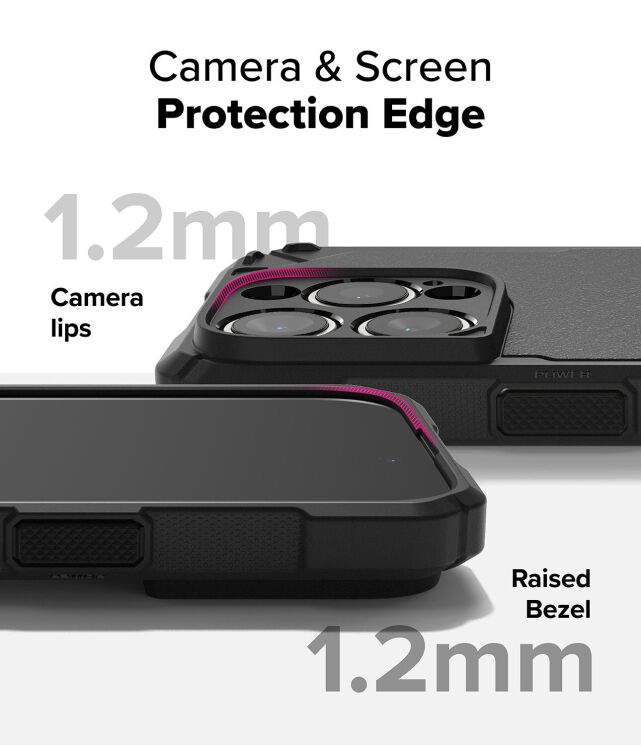 Защитный чехол Ringke Rugged Gear Magnetic для Apple iPhone 16 Pro Max (8800274963658) - Camo Black: фото 13 из 18