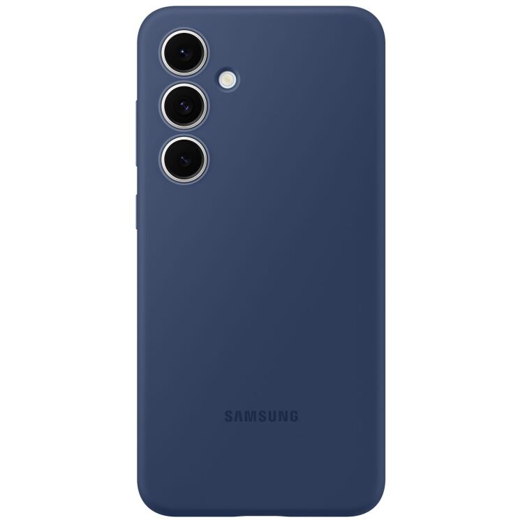 Защитный чехол Silicone Case для Samsung Galaxy S24 FE (S721) EF-PS721CLEGWW - Blue: фото 1 из 5