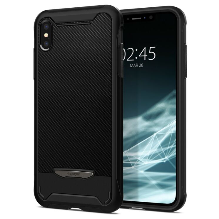 Защитный чехол Spigen SGP Hybrid NX для iPhone XS - Black: фото 1 из 8