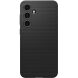 Защитный чехол Spigen (SGP) Liquid Air для Samsung Galaxy S24 FE (S721) - Matte Black (367586B). Фото 2 из 18