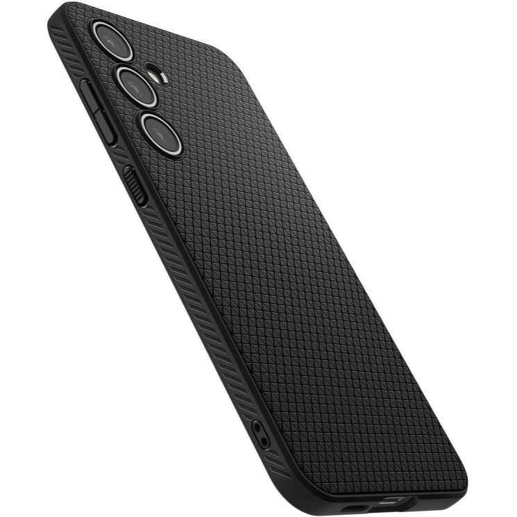 Защитный чехол Spigen (SGP) Liquid Air для Samsung Galaxy S24 FE (S721) - Matte Black: фото 3 из 18