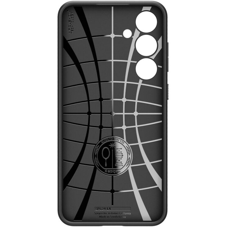 Защитный чехол Spigen (SGP) Liquid Air для Samsung Galaxy S24 FE (S721) - Matte Black: фото 6 из 18