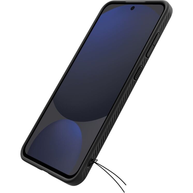 Защитный чехол Spigen (SGP) Liquid Air для Samsung Galaxy S24 FE (S721) - Matte Black: фото 9 из 18
