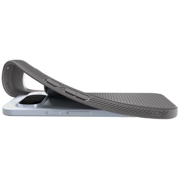 Захисний чохол Spigen (SGP) Liquid Air (MagFit) для Google Pixel 10 / 10 Pro (ACS09697) - Marble Grey: фото 8 з 15