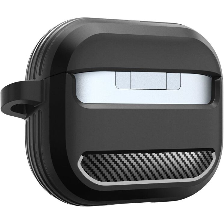 Захисний чохол Spigen (SGP) Rugged Armor (FH) для Samsung Galaxy Buds 3 / Buds 3 Pro - Black: фото 4 з 16