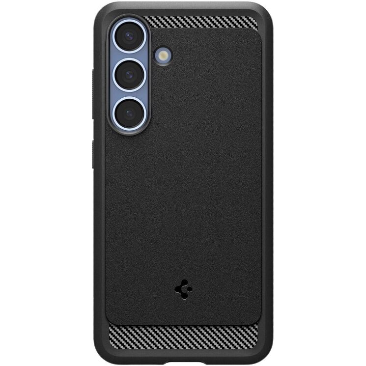 Защитный чехол Spigen (SGP) Rugged Armor (MagFit) для Samsung Galaxy S25 (S931) ACS08998 - Matte Black: фото 2 из 20